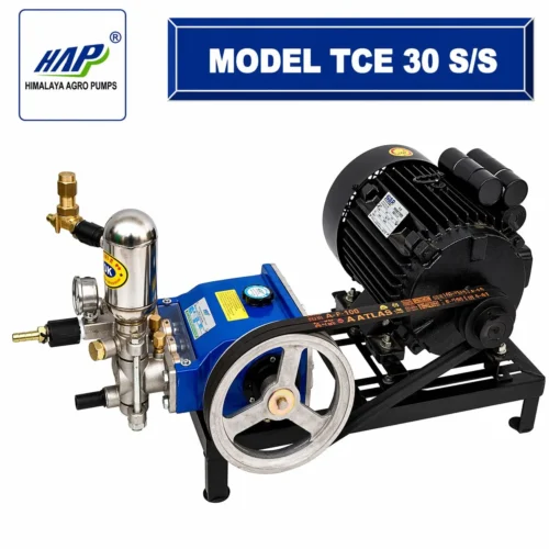 HIGH PRESSURE EXTRA HEAVY DUTY THREE PISTON TCE-30 S/S PUMP