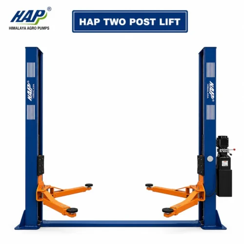 HIMALAYA TWO POST LIFT MACHINE WITH BASE PLATE