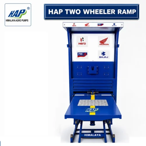 HIMALAYA TWO WHEELER PNEUMATIC RAMP WITH BACK PANEL